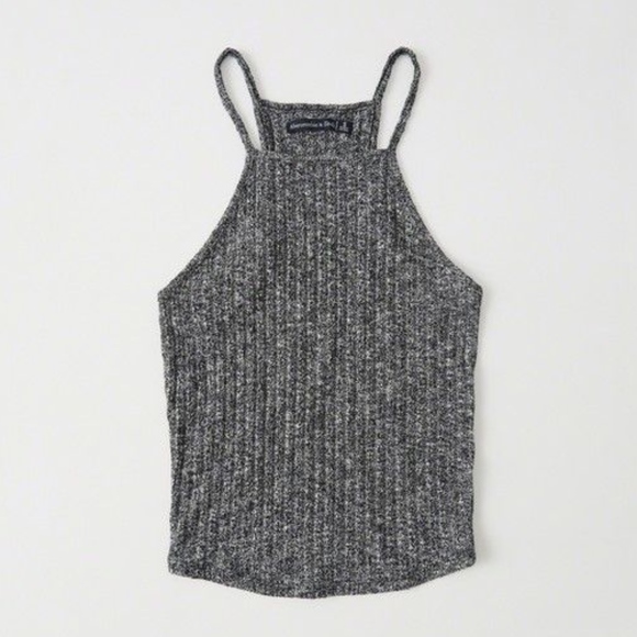 A&F Ribbed Knit Cropped Cami - Picture 2 of 6